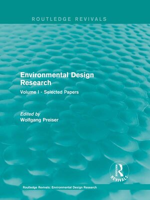 cover image of Environmental Design Research